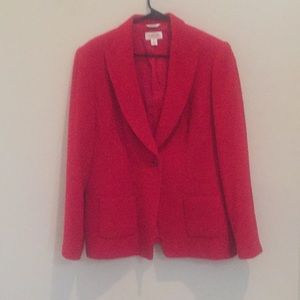 Red Talbots blazer